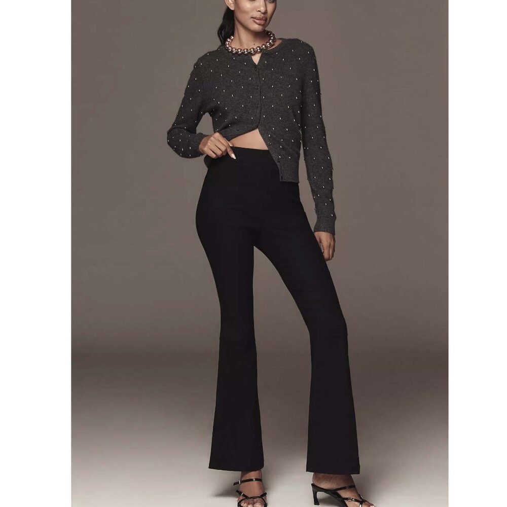 By Anthropologie High-Rise Flare Pants